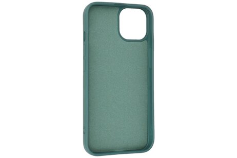 BAOHU Fashion Backcover Telefoonhoesje - Color Hoesje - Geschikt voor iPhone 15 Plus - Donker Groen