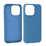 iPhone 15 Pro Hoesje Fashion Backcover Telefoonhoesje Navy