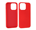 BAOHU Fashion Backcover Telefoonhoesje - Color Hoesje - Geschikt voor iPhone 15 Pro - Rood