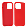 iPhone 15 Pro Hoesje Fashion Backcover Telefoonhoesje Rood