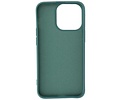 BAOHU Fashion Backcover Telefoonhoesje - Color Hoesje - Geschikt voor iPhone 15 Pro - Donker Groen