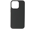BAOHU Fashion Backcover Telefoonhoesje - Color Hoesje - Geschikt voor iPhone 15 Pro Max - Zwart