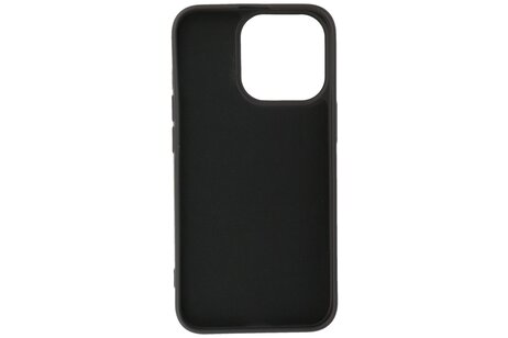 BAOHU Fashion Backcover Telefoonhoesje - Color Hoesje - Geschikt voor iPhone 15 Pro Max - Zwart