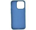 Fashion Backcover Telefoonhoesje - Color Hoesje - Geschikt voor iPhone 15 Pro Max - Navy