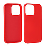 BAOHU iPhone 15 Pro Max Hoesje Fashion Backcover Telefoonhoesje Rood