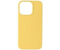 Fashion Backcover Telefoonhoesje - Color Hoesje - Geschikt voor iPhone 15 Pro Max - Geel
