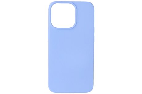 BAOHU Fashion Backcover Telefoonhoesje - Color Hoesje - Geschikt voor iPhone 15 Pro Max - Paars