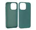 BAOHU Fashion Backcover Telefoonhoesje - Color Hoesje - Geschikt voor iPhone 15 Pro Max - Donker Groen