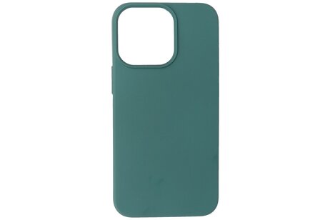 BAOHU Fashion Backcover Telefoonhoesje - Color Hoesje - Geschikt voor iPhone 15 Pro Max - Donker Groen