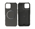 BAOHU Hoesje Geschikt voor de iPhone 15 - Schokbestendige Telefoonhoesje Geschikt voor MagSafe - Zwart