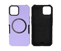 Hoesje Geschikt voor de iPhone 15 - Schokbestendige Telefoonhoesje Geschikt voor MagSafe - Purple