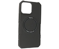 Hoesje Geschikt voor de iPhone 15 Pro - Schokbestendige Telefoonhoesje Geschikt voor MagSafe - Zwart