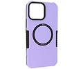 Hoesje Geschikt voor de iPhone 15 Pro - Schokbestendige Telefoonhoesje Geschikt voor MagSafe - Purple