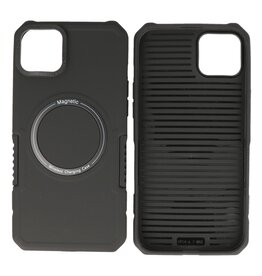 BAOHU Schokbestendige Telefoonhoesje met MagSafe iPhone 15 Plus - Zwart