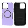 BAOHU Schokbestendige Telefoonhoesje met MagSafe iPhone 15 Pro Max - Purple