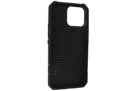 Hoesje Geschikt voor de iPhone 15 Pro Max - Schokbestendige Telefoonhoesje Geschikt voor MagSafe - Purple