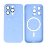 Backcover Magsafe met Camera Beschermer iPhone 15 Pro Blauw