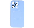 Hoesje Geschikt voor de iPhone 15 Pro - Hoesje Geschikt voor MagSafe - Backcover met Camera Beschermer - Blauw