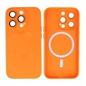 Backcover Magsafe met Camera Beschermer iPhone 15 Pro Oranje