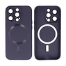 BAOHU Backcover Magsafe met Camera Beschermer iPhone 15 Pro Nacht Paars