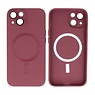BAOHU Backcover Magsafe met Camera Beschermer iPhone 15 Plus Bruin