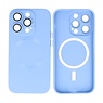 BAOHU Backcover Magsafe met Camera Beschermer iPhone 15 Pro Max Blauw