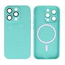 Backcover Magsafe met Camera Beschermer iPhone 15 Pro Max Turquoise