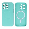 BAOHU Backcover Magsafe met Camera Beschermer iPhone 15 Pro Max Turquoise