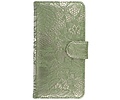 Bloem Bookstyle Hoes voor iPhone 4 Donker Groen