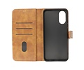 BAOHU Zakelijke Book Case Telefoonhoesje - Portemonnee Hoesje - Geschikt voor de Oppo A38 - Bruin