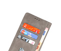 BAOHU Zakelijke Book Case Telefoonhoesje - Portemonnee Hoesje - Geschikt voor de Oppo A38 - Grijs