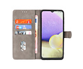 BAOHU Zakelijke Book Case Telefoonhoesje - Portemonnee Hoesje - Geschikt voor de Oppo Reno 10 - Reno 10 Pro - Grijs