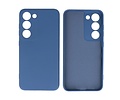 BAOHU Fashion Backcover Telefoonhoesje - Color Hoesje - Geschikt voor de Samsung Galaxy S23 FE - Navy