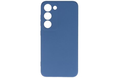 BAOHU Fashion Backcover Telefoonhoesje - Color Hoesje - Geschikt voor de Samsung Galaxy S23 FE - Navy