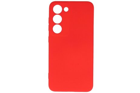 BAOHU Fashion Backcover Telefoonhoesje - Color Hoesje - Geschikt voor de Samsung Galaxy S23 FE - Rood