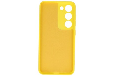 BAOHU Fashion Backcover Telefoonhoesje - Color Hoesje - Geschikt voor de Samsung Galaxy S23 FE - Geel