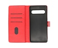 Zakelijke Book Case Telefoonhoesje - Portemonnee Hoesje - Geschikt voor de Google Pixel 8 - Rood