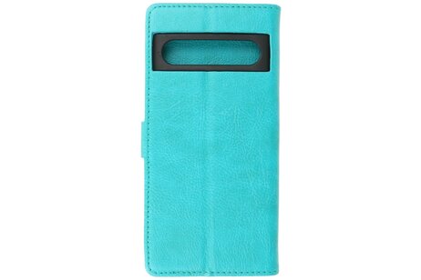 BAOHU Zakelijke Book Case Telefoonhoesje - Portemonnee Hoesje - Geschikt voor de Google Pixel 8 - Groen