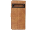 BAOHU Zakelijke Book Case Telefoonhoesje - Portemonnee Hoesje - Geschikt voor de Google Pixel 8 - Bruin