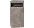 BAOHU Zakelijke Book Case Telefoonhoesje - Portemonnee Hoesje - Geschikt voor de Google Pixel 8 - Grijs