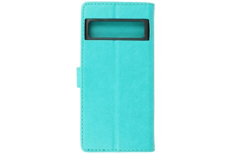 BAOHU Zakelijke Book Case Telefoonhoesje - Portemonnee Hoesje - Geschikt voor de Google Pixel 8 Pro - Groen