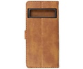BAOHU Zakelijke Book Case Telefoonhoesje - Portemonnee Hoesje - Geschikt voor de Google Pixel 8 Pro - Bruin
