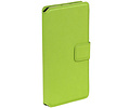 Cross Pattern TPU Bookstyle Case Hoesjes voor Moto E (3nd Gen) E3 Groen