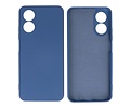 BAOHU Fashion Backcover Telefoonhoesje - Color Hoesje - Geschikt voor de Oppo A38 - Navy