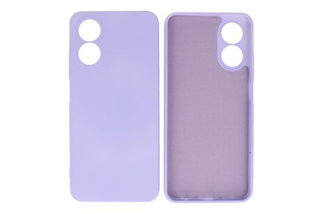 BAOHU Fashion Backcover Telefoonhoesje - Color Hoesje - Geschikt voor de Oppo A38 - Paars