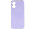 BAOHU Fashion Backcover Telefoonhoesje - Color Hoesje - Geschikt voor de Oppo A38 - Paars
