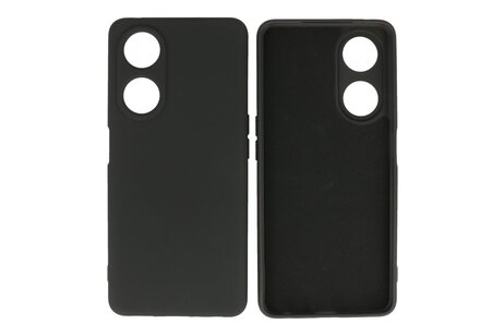 BAOHU Fashion Backcover Telefoonhoesje - Color Hoesje - Geschikt voor de Oppo A98 5G - Zwart