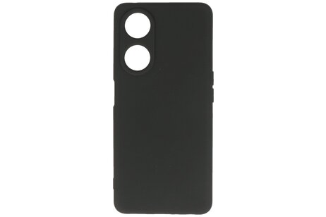 Fashion Backcover Telefoonhoesje - Color Hoesje - Geschikt voor de Oppo A98 5G - Zwart