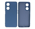BAOHU Fashion Backcover Telefoonhoesje - Color Hoesje - Geschikt voor de Oppo A98 5G - Navy