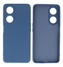 BAOHU Oppo A98 5G Hoesje Fashion Backcover Telefoonhoesje Navy